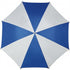 Golf umbrella, blue/white