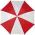 Golf umbrella, red/white