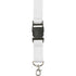 Lanyard and key holder, white