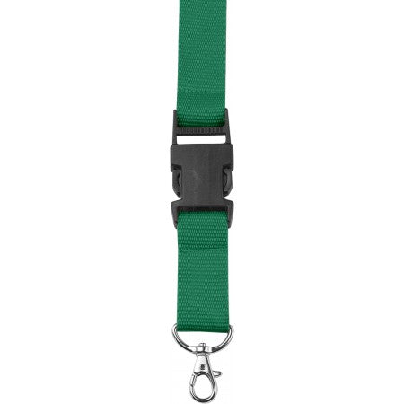 Lanyard and key holder, green