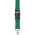 Lanyard and key holder, green
