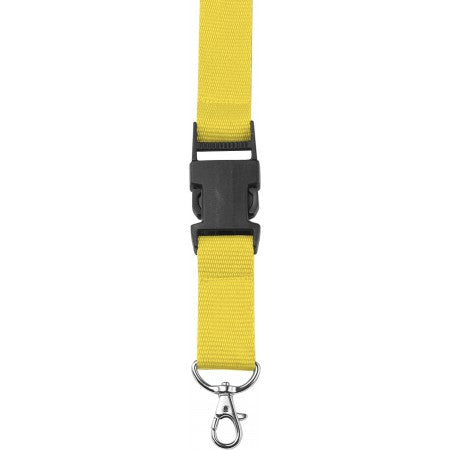 Lanyard and key holder, yellow