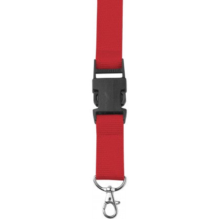 Lanyard and key holder, red