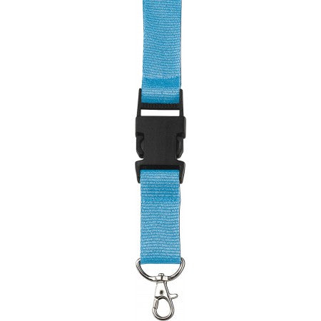 Lanyard and key holder, light blue