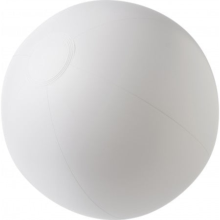 PVC inflatable beach ball, white