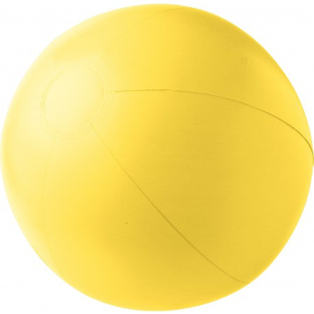 PVC inflatable beach ball, yellow