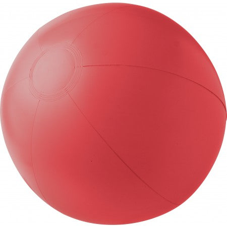 PVC inflatable beach ball, red