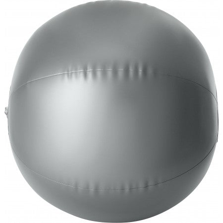 PVC inflatable beach ball, silver