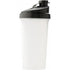 Plastic protein shaker (700ml), black