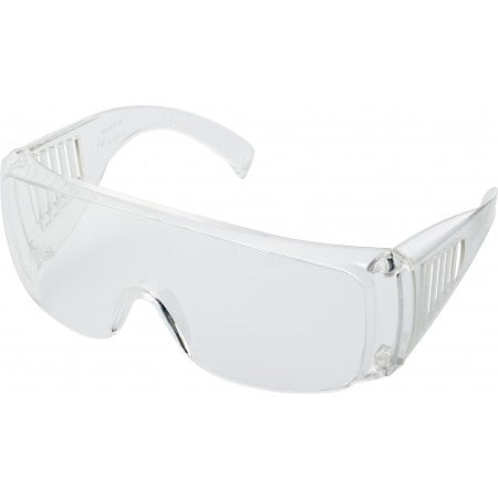 Transparent safety/fireworks glasses, neutral