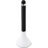 Ballpen with tip for all capacitive screens and a screen cleaner., black