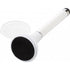 Ballpen with tip for all capacitive screens and a screen cleaner., white