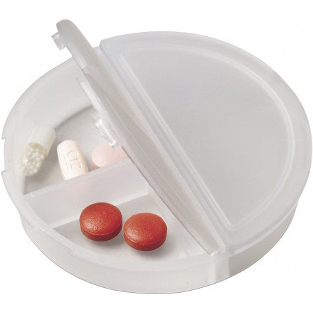 Round pill box, neutral