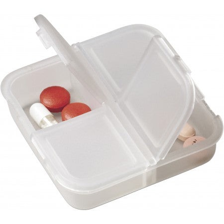 Square pill box, neutral