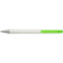 Plastic white ballpen., lime