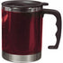 Double walled, vacuum mug (400ml), red
