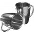 Set of two steel mugs (200ml), silver