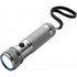 Torch with 12 LED lights, silver