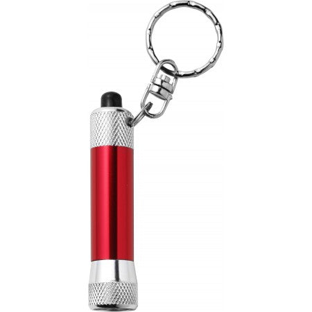 Key holder and metal torch, red