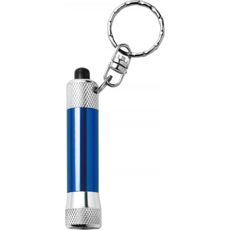 Key holder and metal torch, cobalt blue