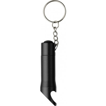 Opener with torch, LED lights, black