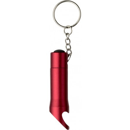 Opener with torch, LED lights, red