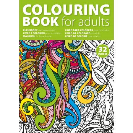 A4 Adult's colouring book., custom/multicolor - BRANIO