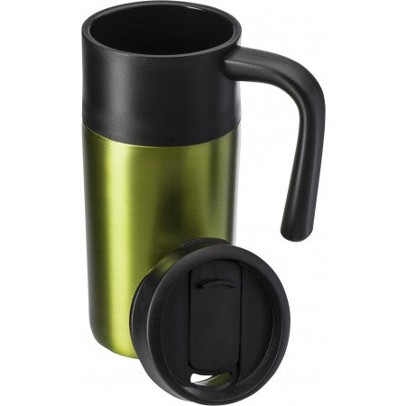 Stainless steel mug (330ml), light green