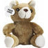 Teddy bear in a plush material, brown