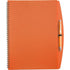 A4 Wire bound notebook and ballpen, orange - BRANIO