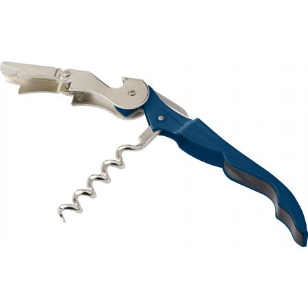 Stainless steel bar knife, parrot shaped, blue