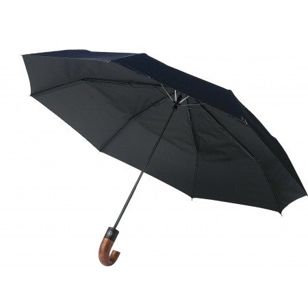Automatic polyester foldable umbrella., black