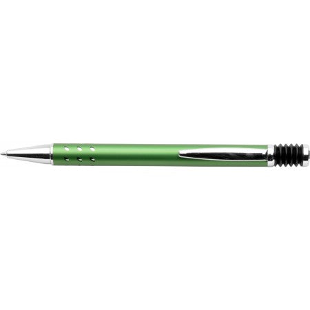 Aluminium ballpen, green