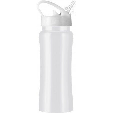 Stainless steel drinking bottle, white