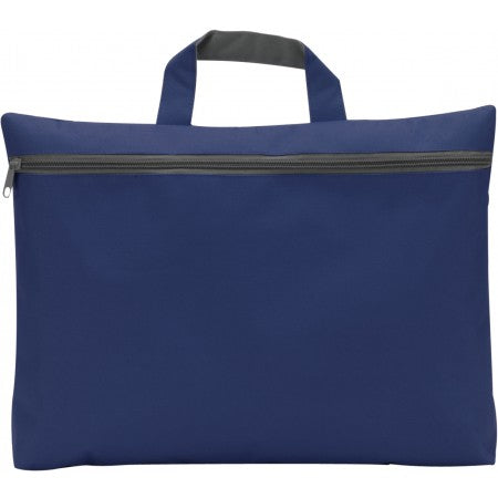 Polyester (600D) conference bag, blue