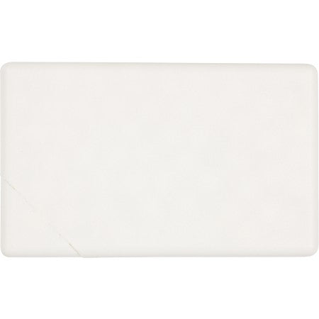 Rectangular mint card, white