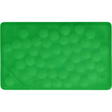 Rectangular mint card, light green