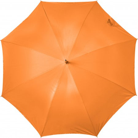 Automatic neon nylon (190T) storm proof umbrella, fluor orange