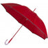 Automatic pongee (190T) storm proof umbrella., red