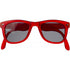 Foldable sunglasses., red