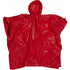 PEVA poncho (approx. 100x120cm)., red