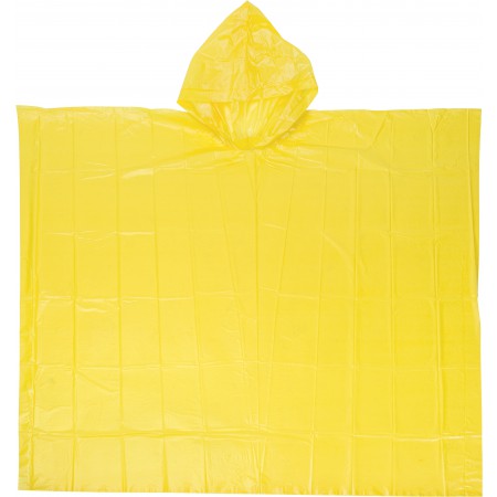 PEVA poncho (approx. 100x120cm)., yellow