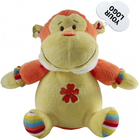 Plush toy animals, yellow