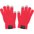 Gloves for capacitive screens., red