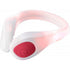 ABS and silicone ankle band, white/red - BRANIO