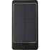 Aluminium solar charger, black