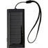 Aluminium solar charger, black