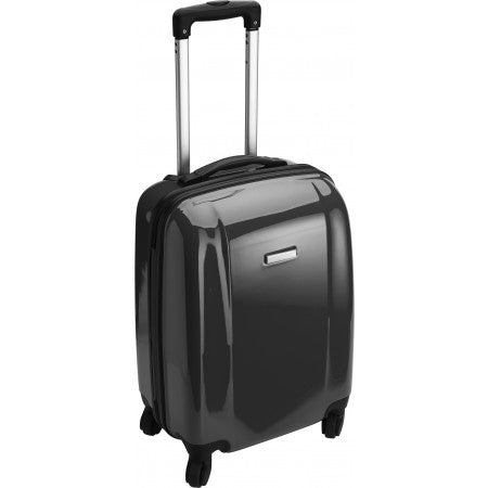 Trolley with four spinner wheels., black