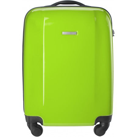 Trolley with four spinner wheels., lime