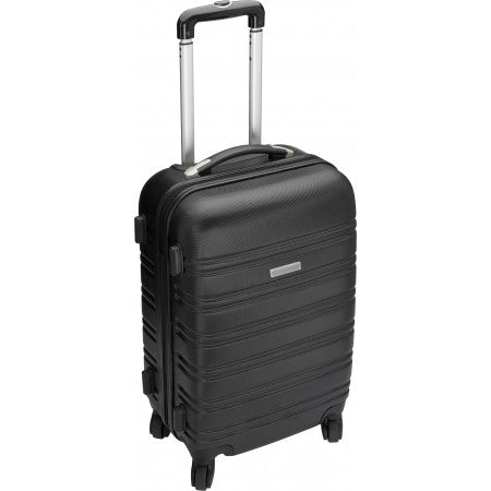 Trolley with four spinner wheels., black